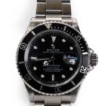 A gentlemen's stainless steel Rolex Submariner automatic watch, c.2006,