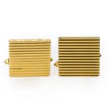 A pair of 18ct gold cufflinks, by Kurt Weiss for Boucheron,