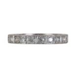An Art Deco diamond eternity ring,