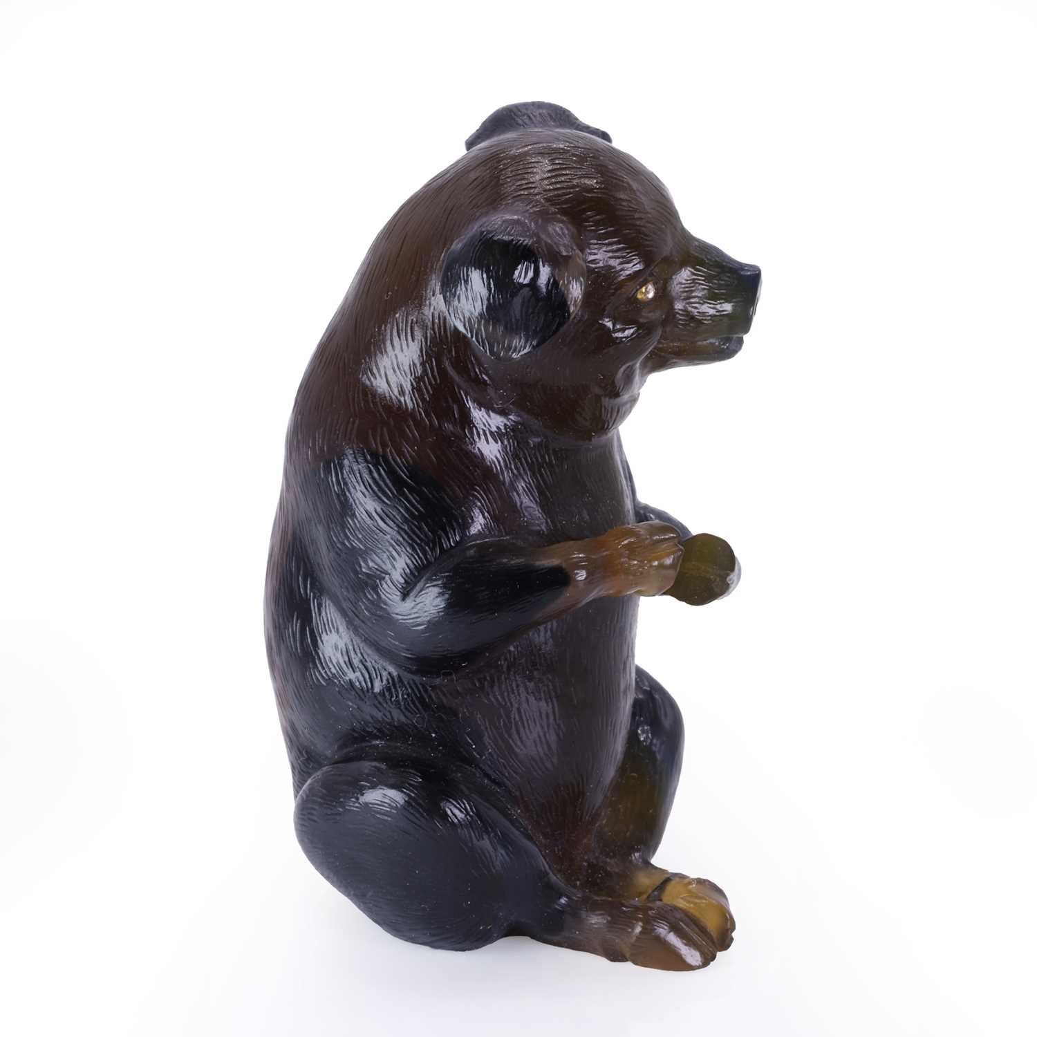 A hardstone model of a pig, probably by Fabergé, c.1900, - Image 3 of 5