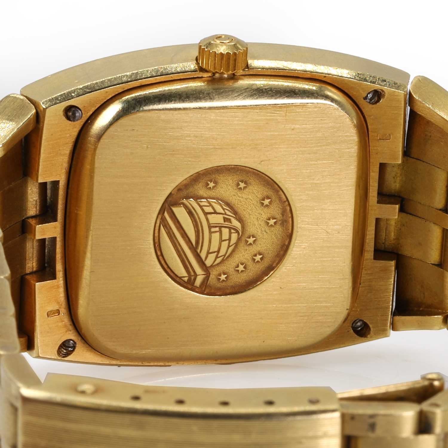 A gentlemen's 18ct gold Omega Constellation automatic bracelet watch, - Image 2 of 3
