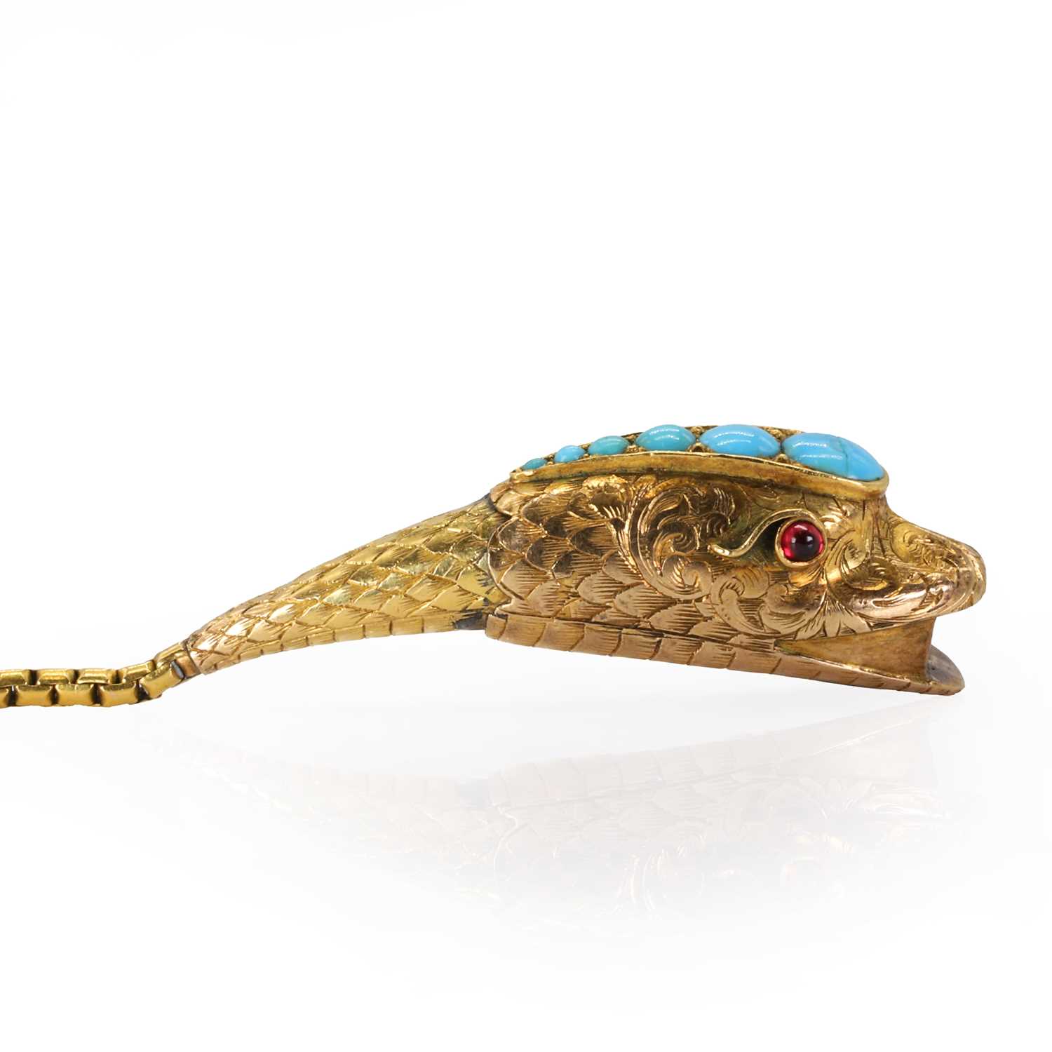 A Victorian snake bracelet, - Image 3 of 4
