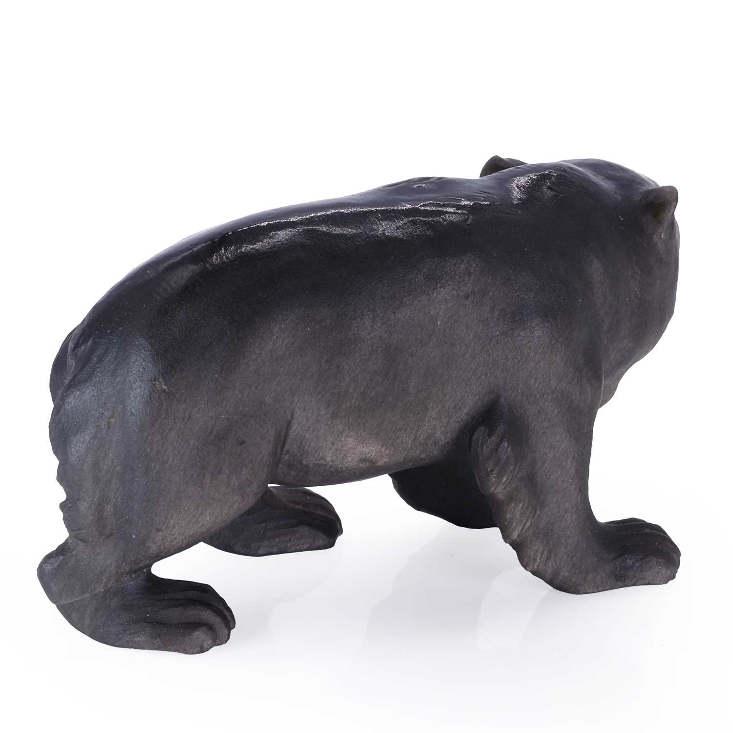 A hardstone model of a bear, probably by Fabergé, c.1900, - Image 3 of 5