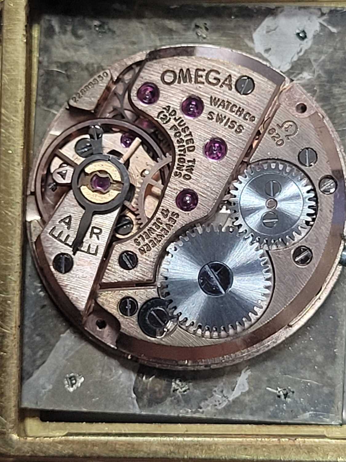 An 18ct gold Omega mechanical bracelet watch, - Image 6 of 6