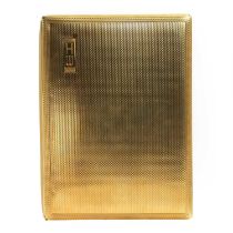 An 18ct gold cigarette case, by Asprey London,