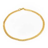 A plain gold choker,