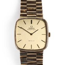 A 9ct gold Omega De Ville automatic watch,