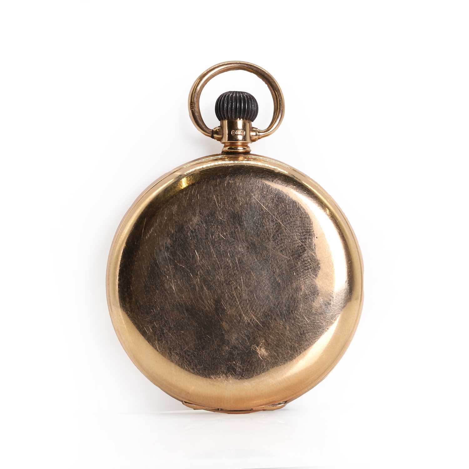 A 9ct gold Waltham U.S.A. mechanical side wind pocket watch, - Image 3 of 3