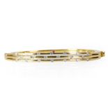 A diamond three row 'Parisienne' bangle, by Roberto Coin,