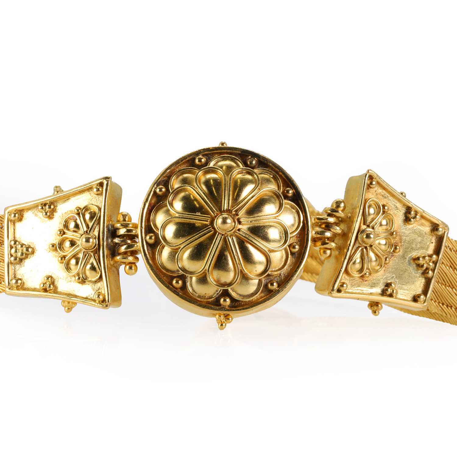 A high carat gold bracelet, - Image 3 of 3