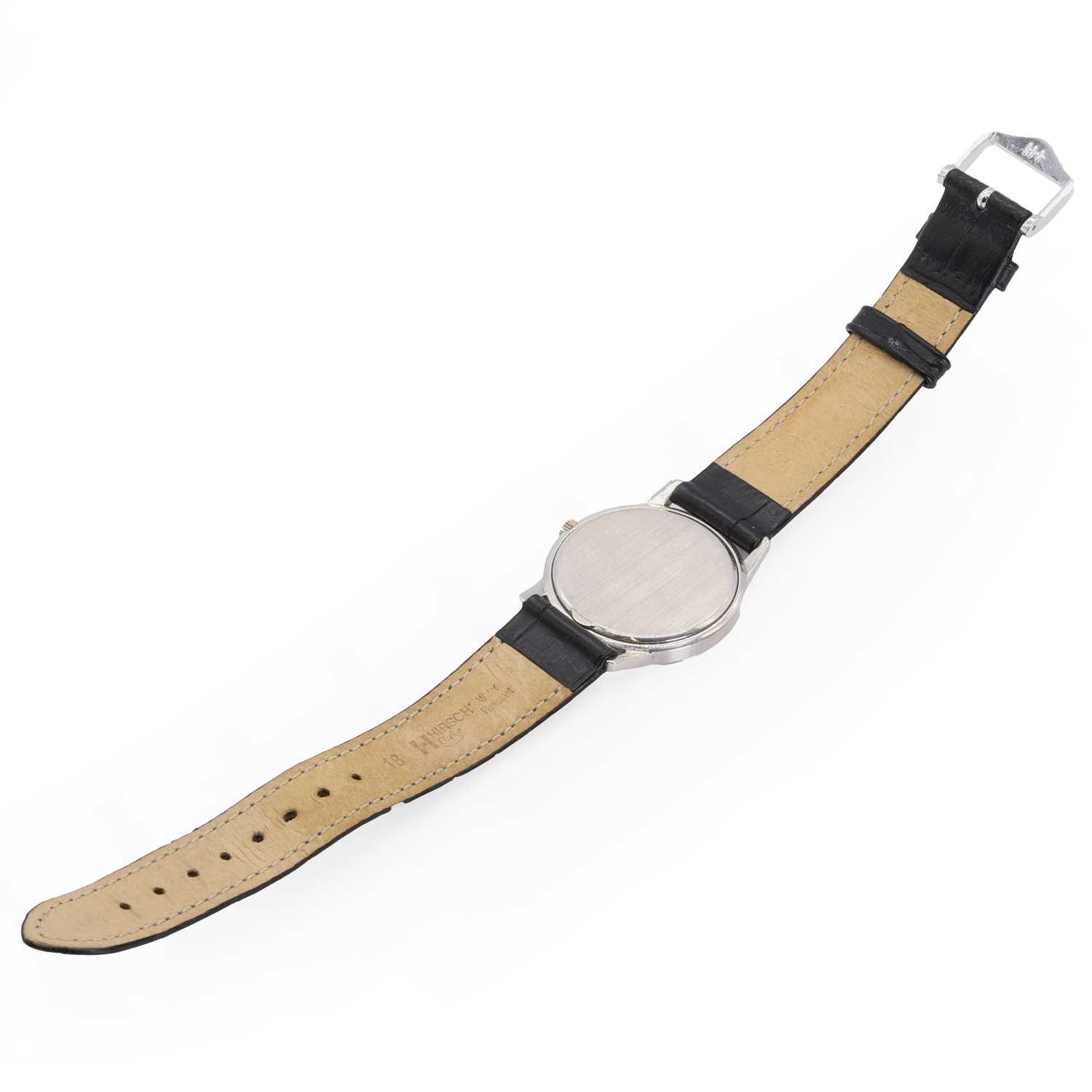 An 18ct white gold Patek Philippe Calatrava automatic strap watch, - Image 2 of 5