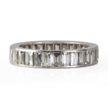 A diamond full eternity ring,