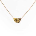 An 18ct gold 'Menottes R8' necklace, by Dinh Van,