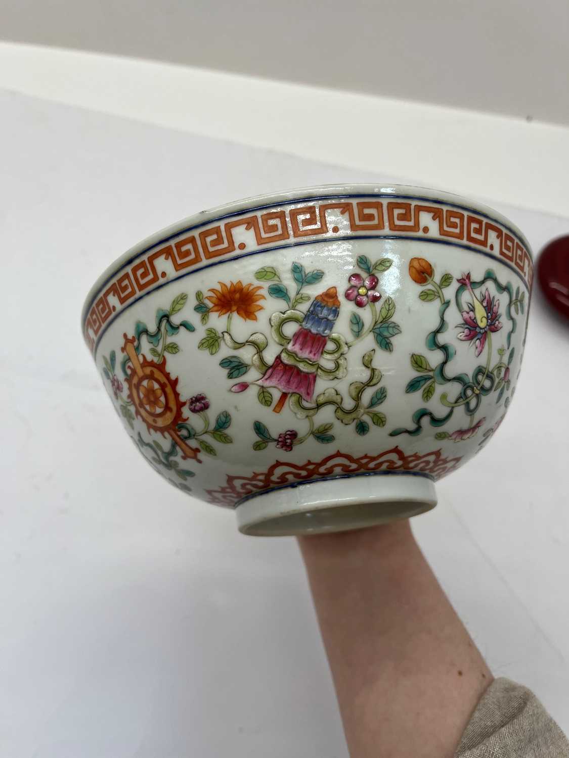 A Chinese famille rose bowl, - Image 8 of 14