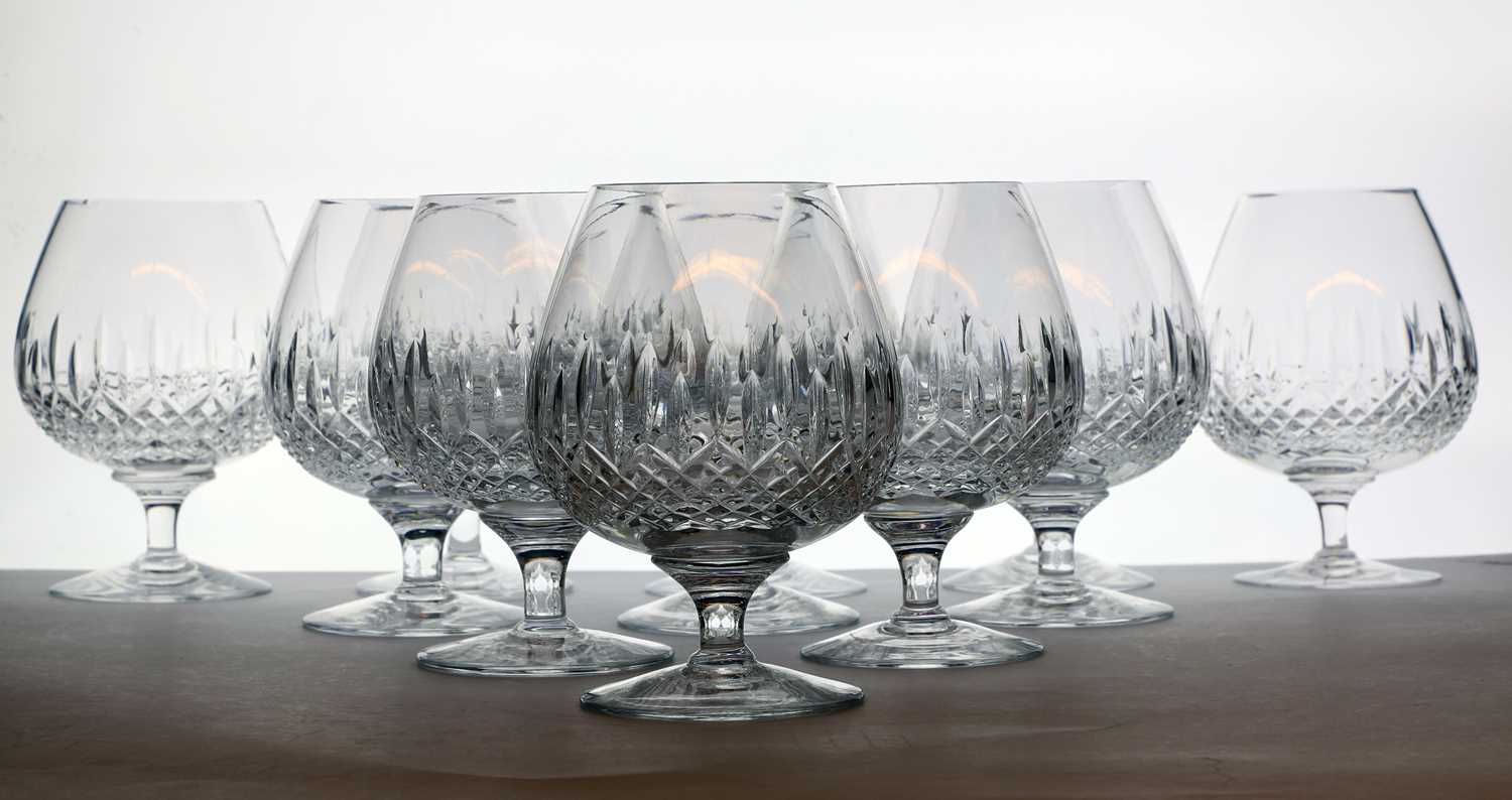 A set of five Waterford Crystal 'Colleen' pattern brandy glasses - Image 3 of 6
