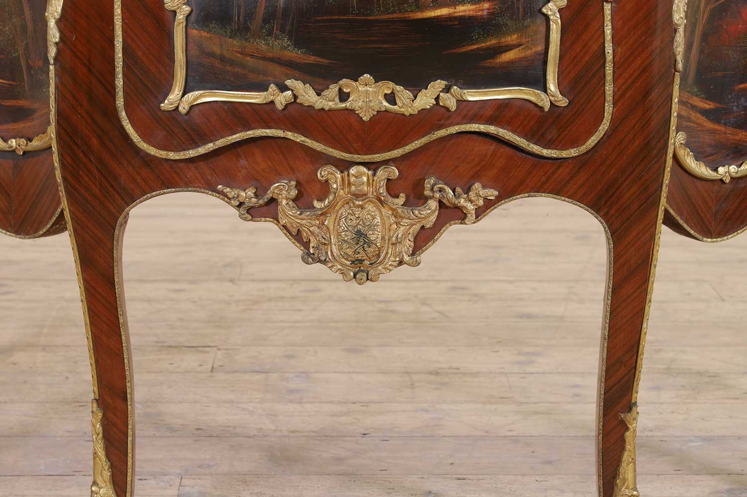 A Louis XV-style kingwood vitrine - Image 5 of 21