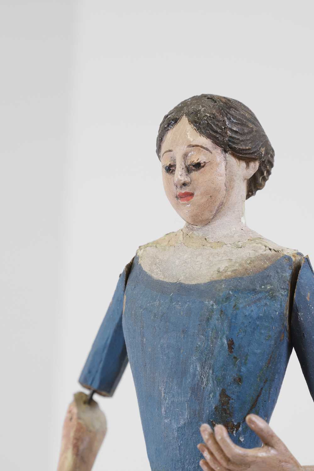 A painted wooden doll, - Image 9 of 27