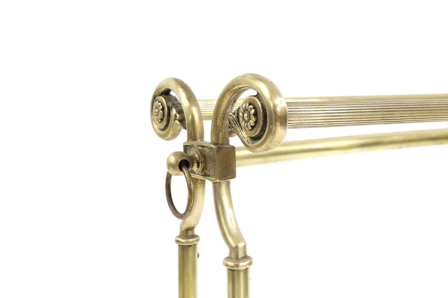 A gilt metal towel rail - Image 3 of 3