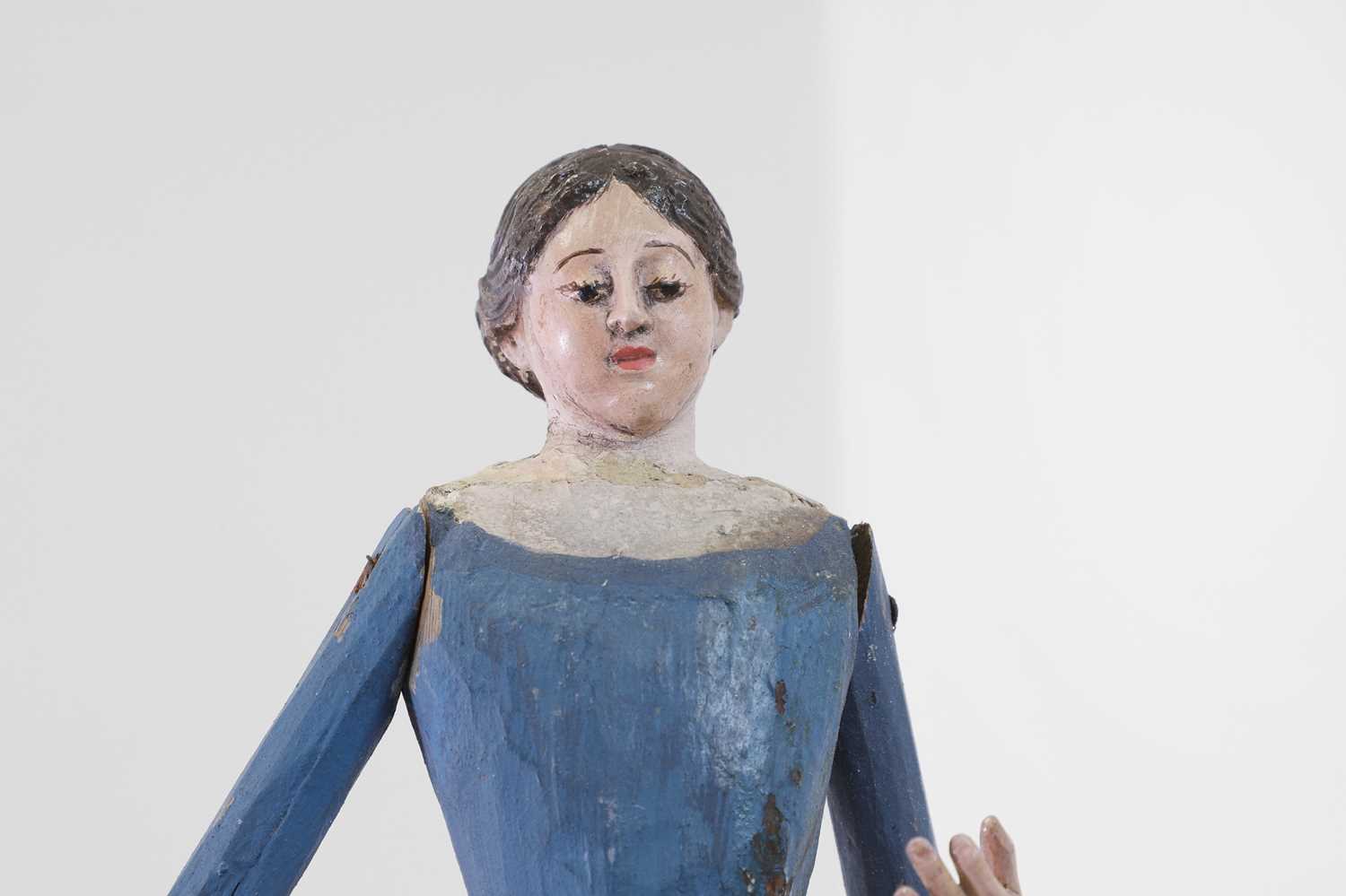 A painted wooden doll, - Image 2 of 27