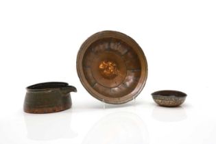 A collection of Eastern copper items