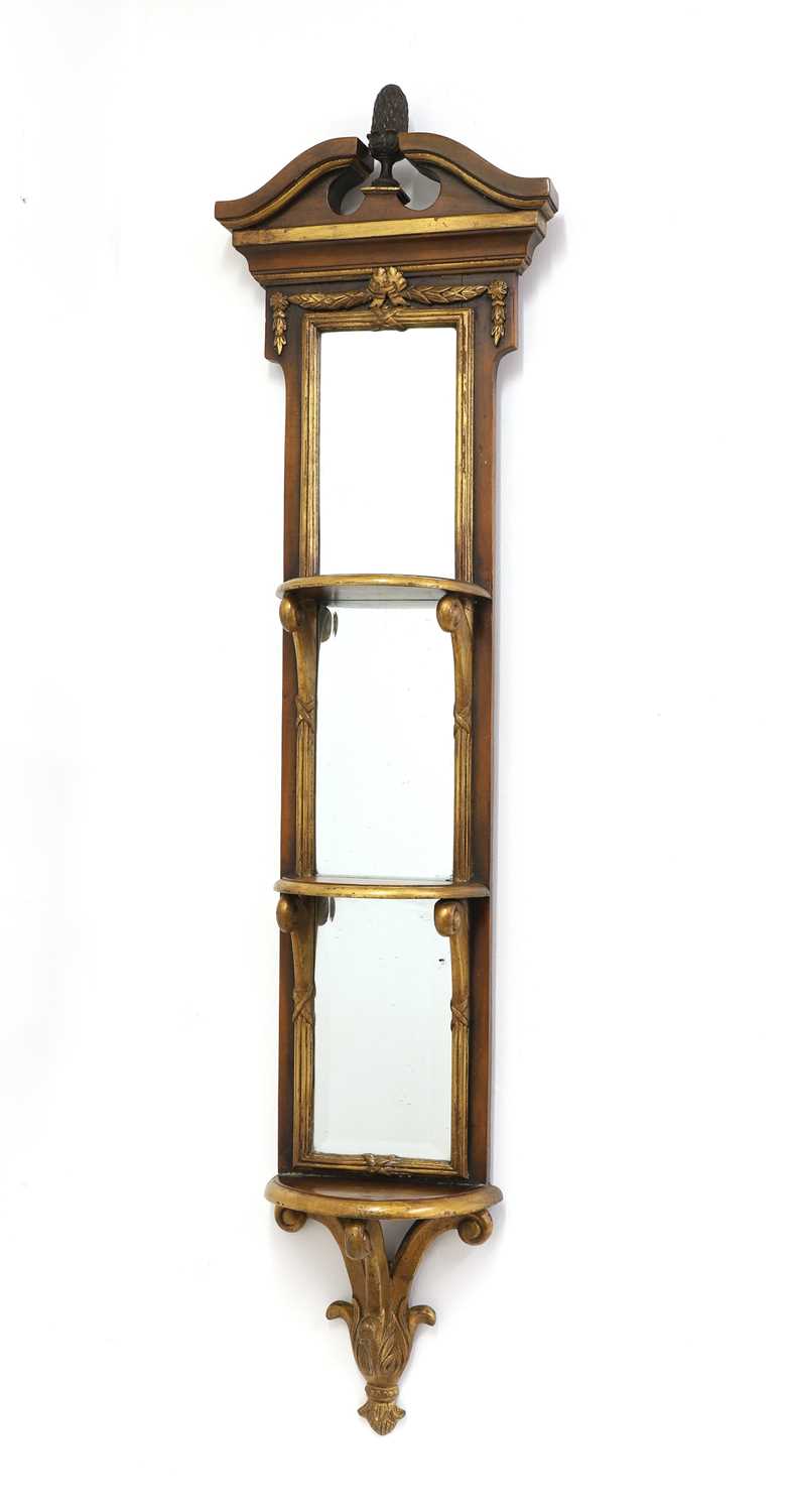 A Regency style hall mirror