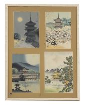 A group of eight Japanese woodblock prints,