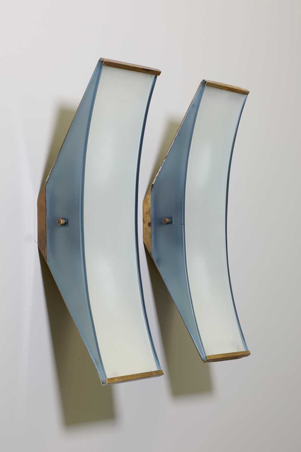 A pair of Italian 'Model 2135' wall lights, - Image 2 of 3