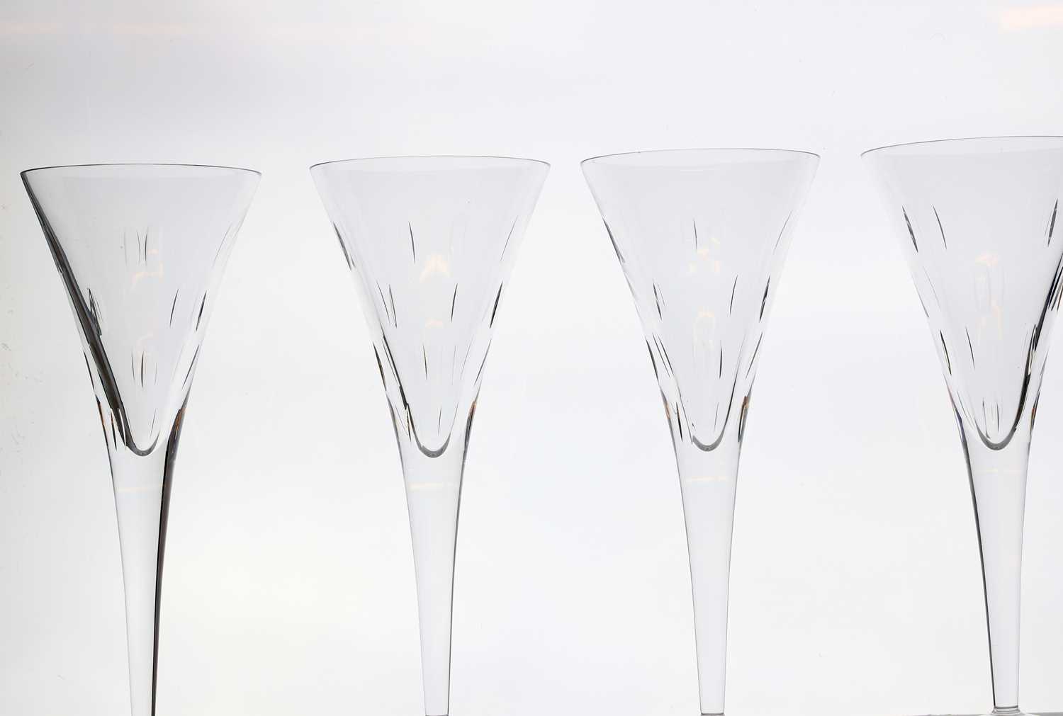 A set of twelve Waterford 'Millennium' collection champagne flutes - Image 6 of 8