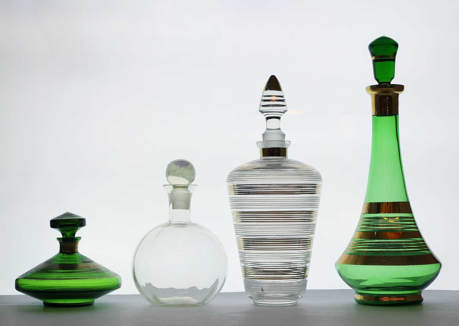 A collection of glass decanters, - Image 3 of 3