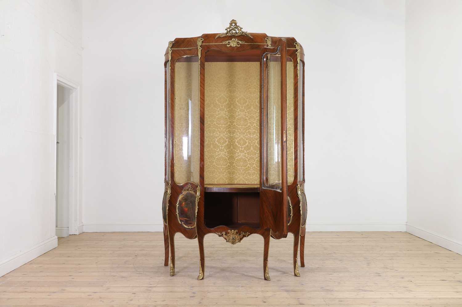 A Louis XV-style kingwood vitrine - Image 2 of 21