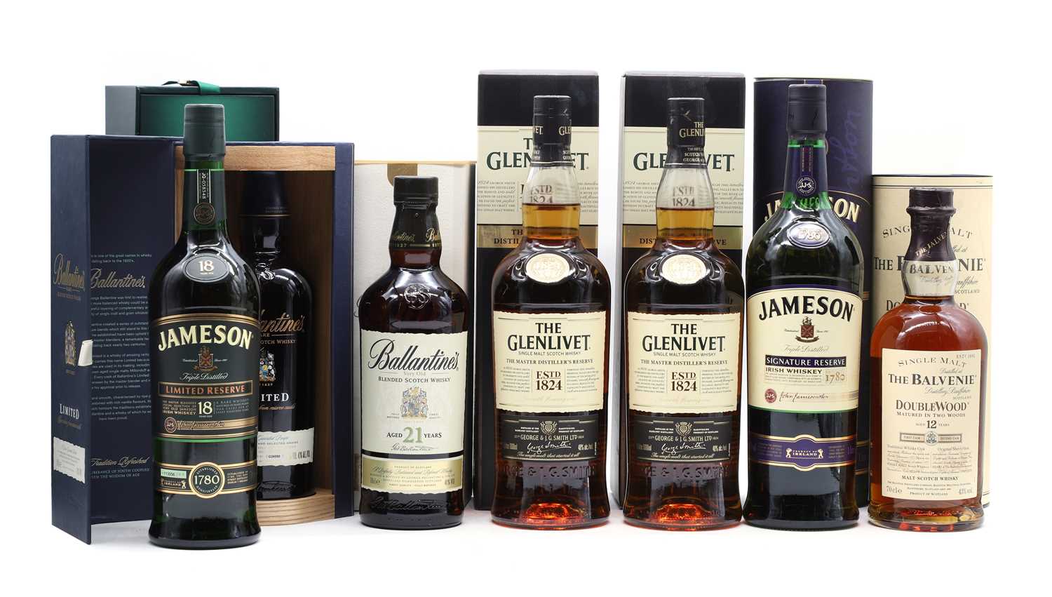 A selection of Scotch Whiskies