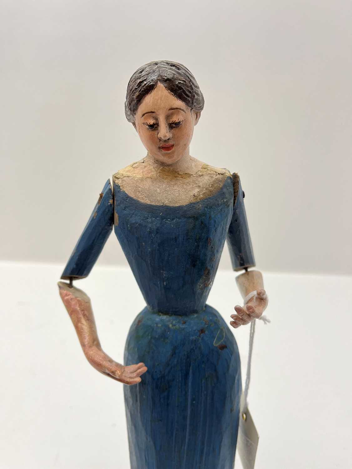 A painted wooden doll, - Image 26 of 27