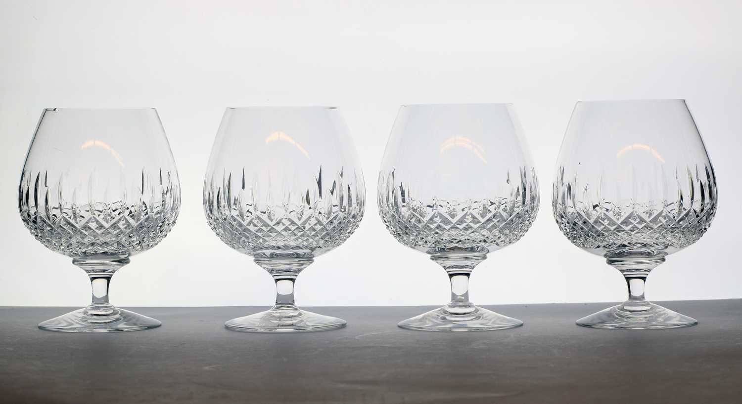 A set of five Waterford Crystal 'Colleen' pattern brandy glasses - Image 6 of 6