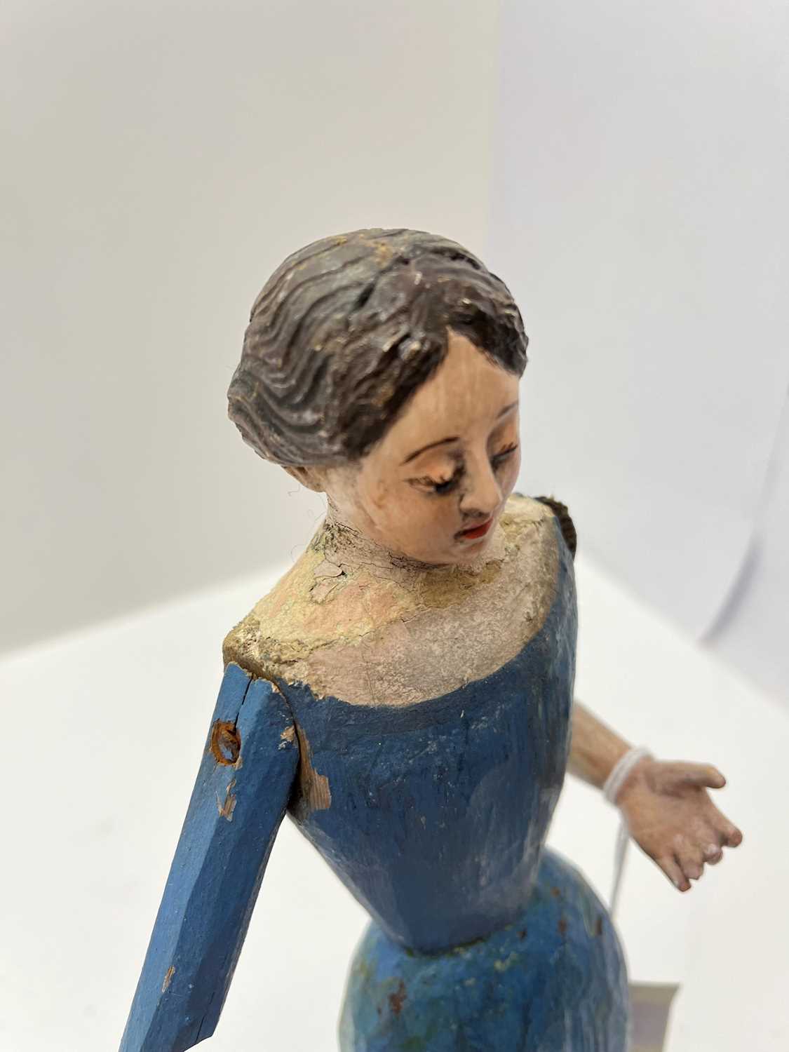 A painted wooden doll, - Image 27 of 27