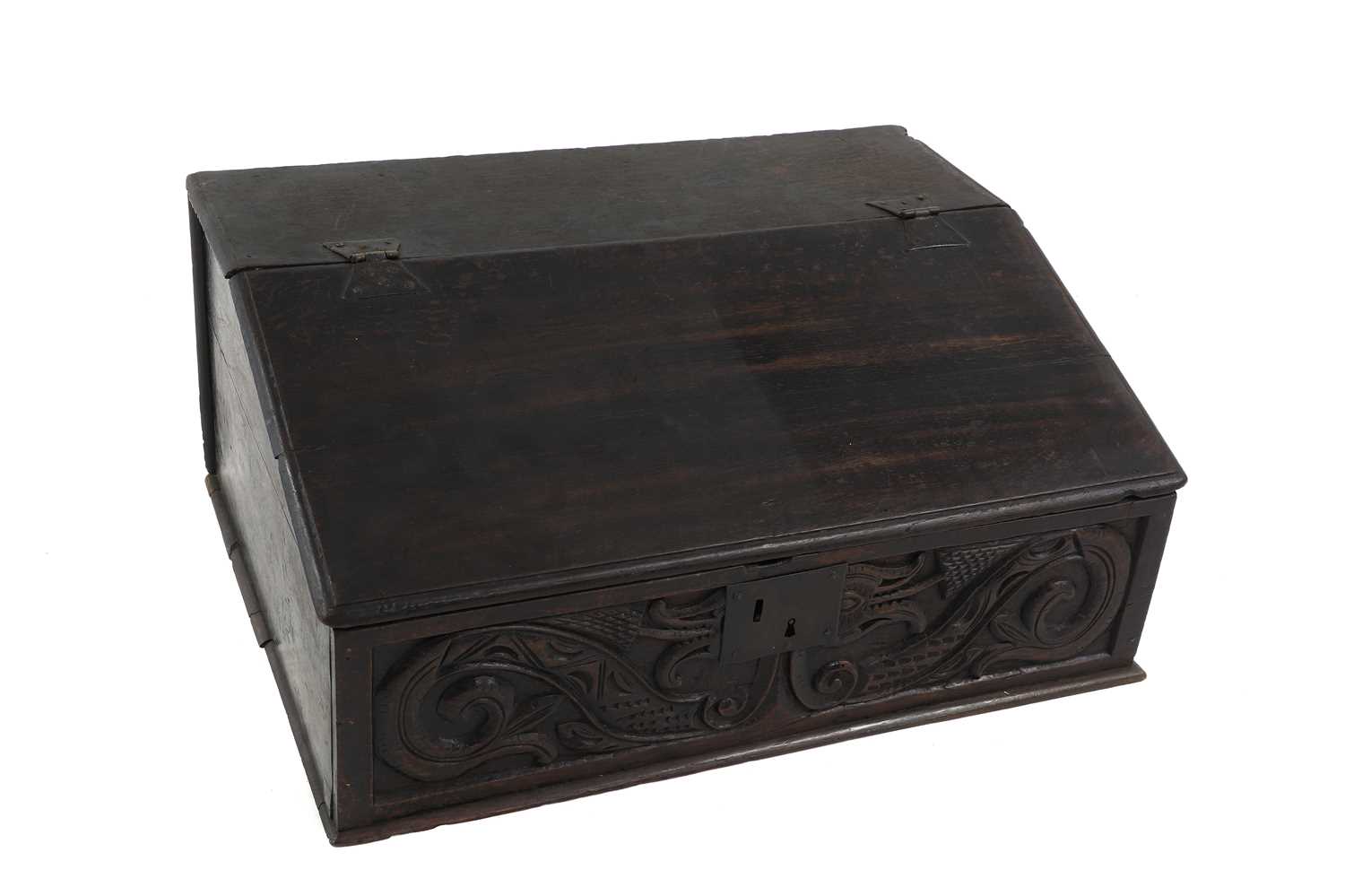 An oak oak bible box - Image 2 of 4