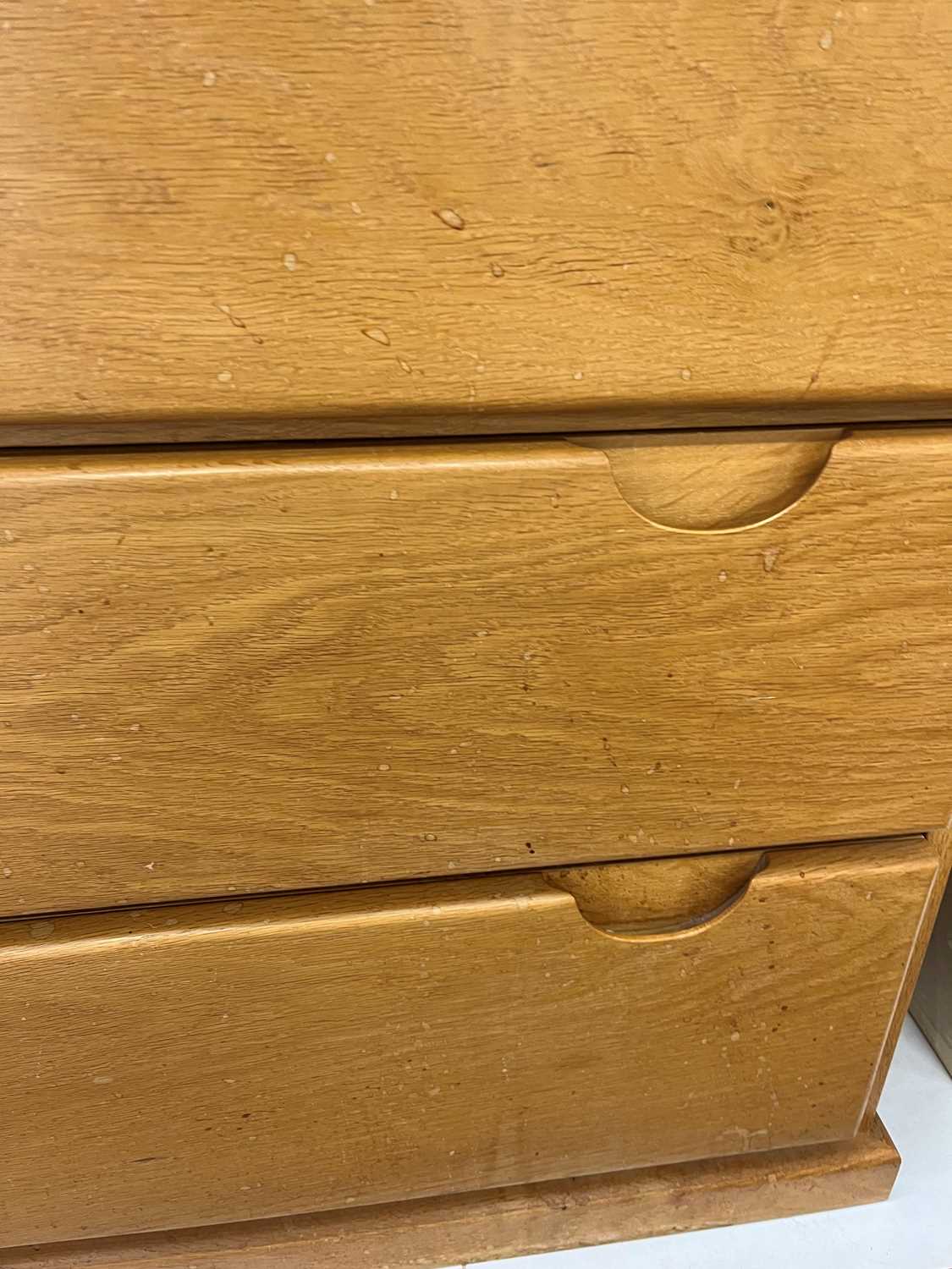 A light oak chest of four drawers and a bedside cabinet, - Image 8 of 23