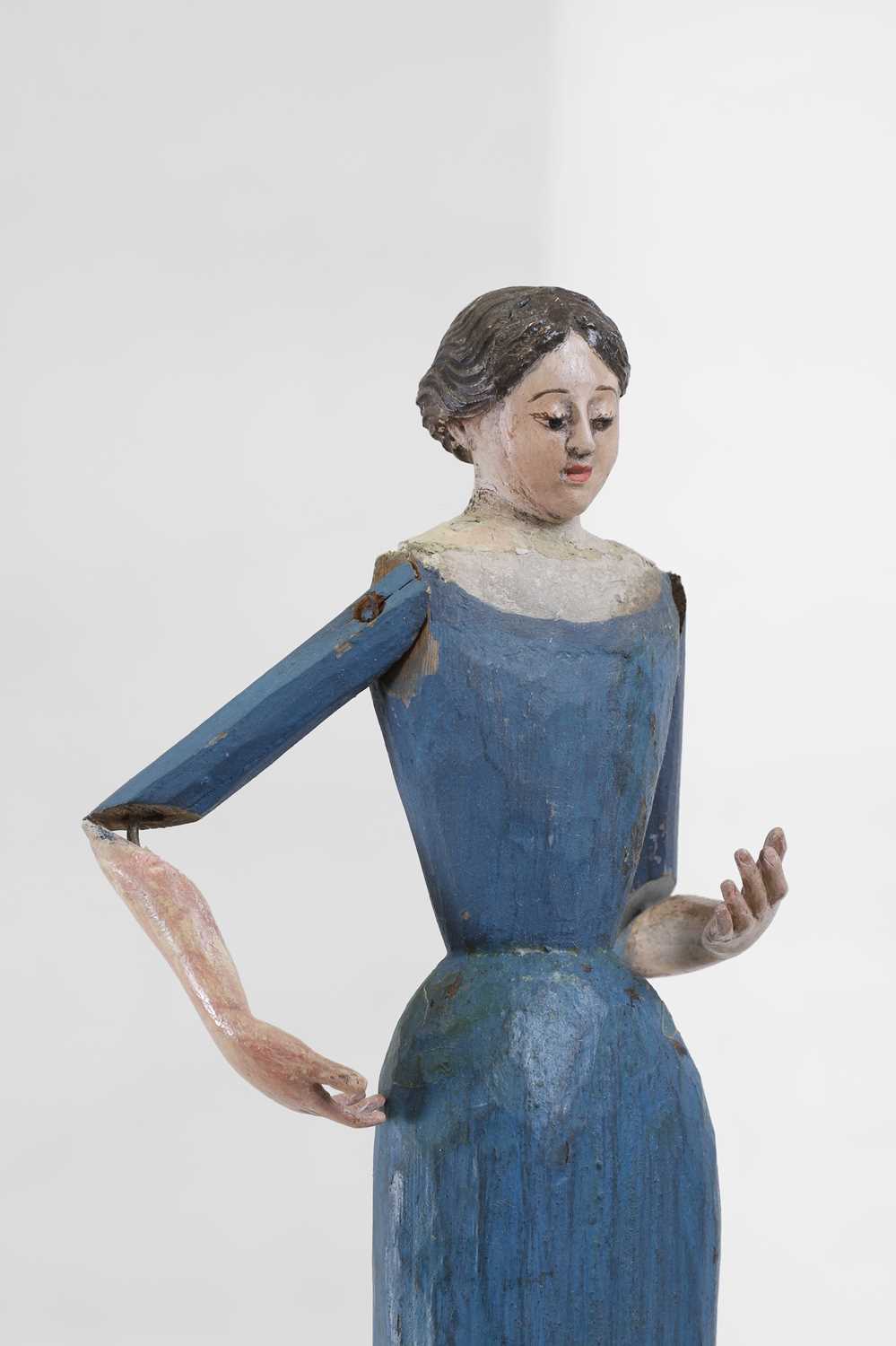 A painted wooden doll, - Image 3 of 27