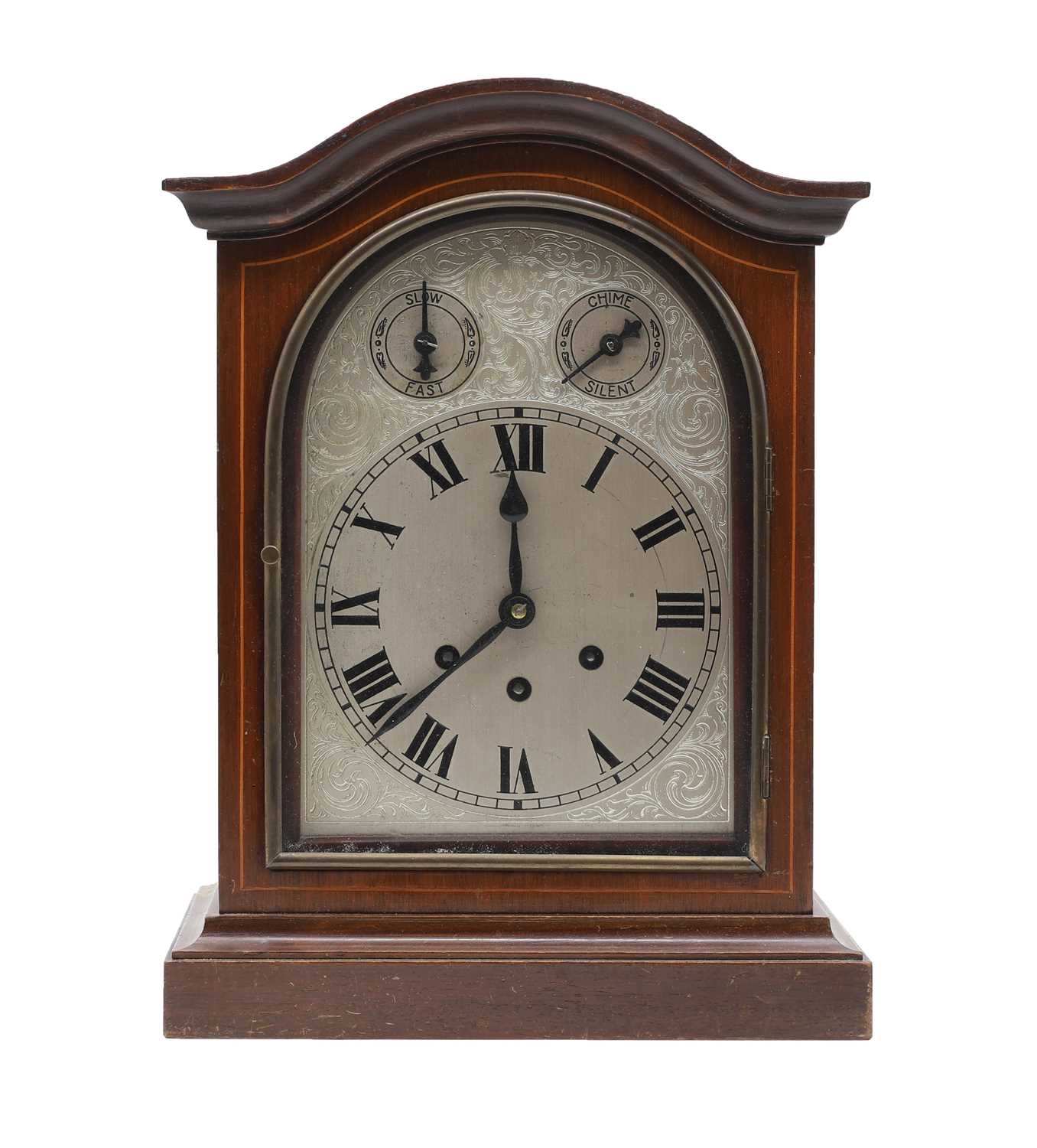 An Edwardian musical bracket clock