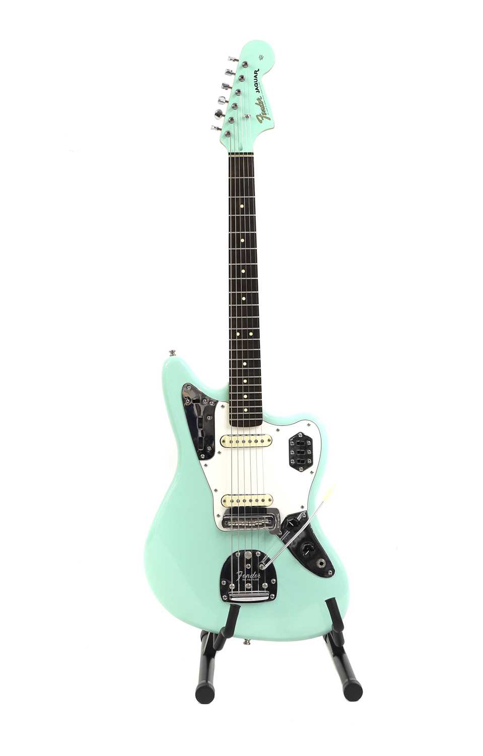 A Fender Jaguar electric guitar,