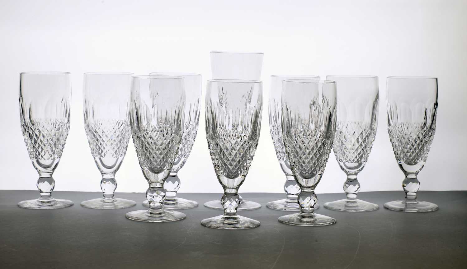 A group of twelve Waterford Crystal 'Colleen' pattern wine glasses - Image 2 of 3