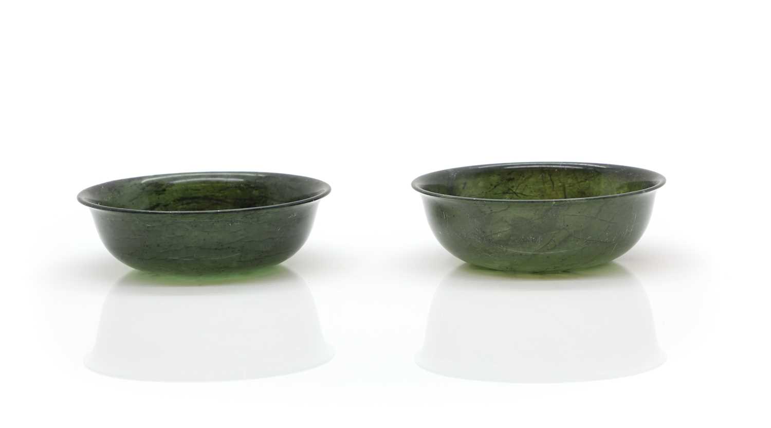 A pair of Chinese hardstone bowls, - Image 2 of 16