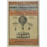 A balloonists' poster,