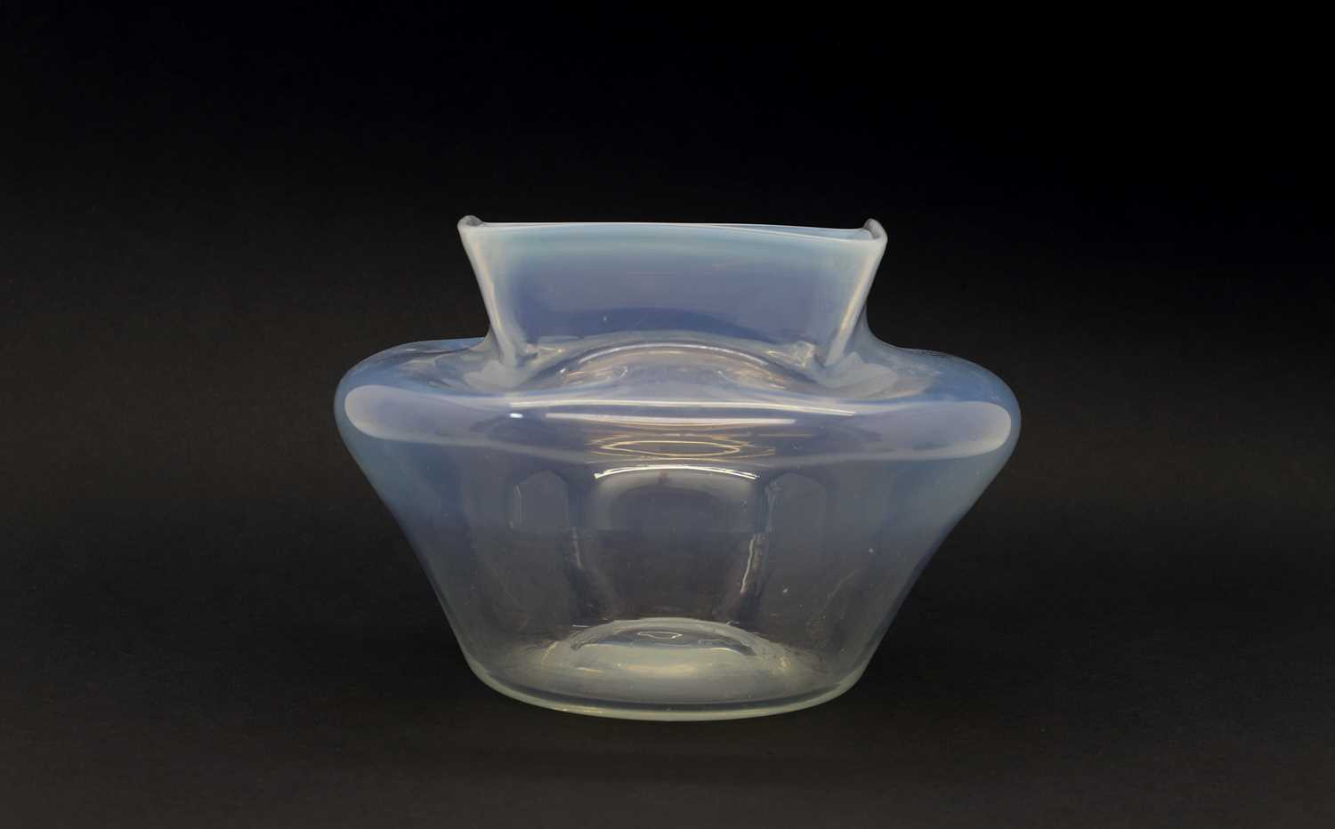 A opalescent glass vase - Image 2 of 3