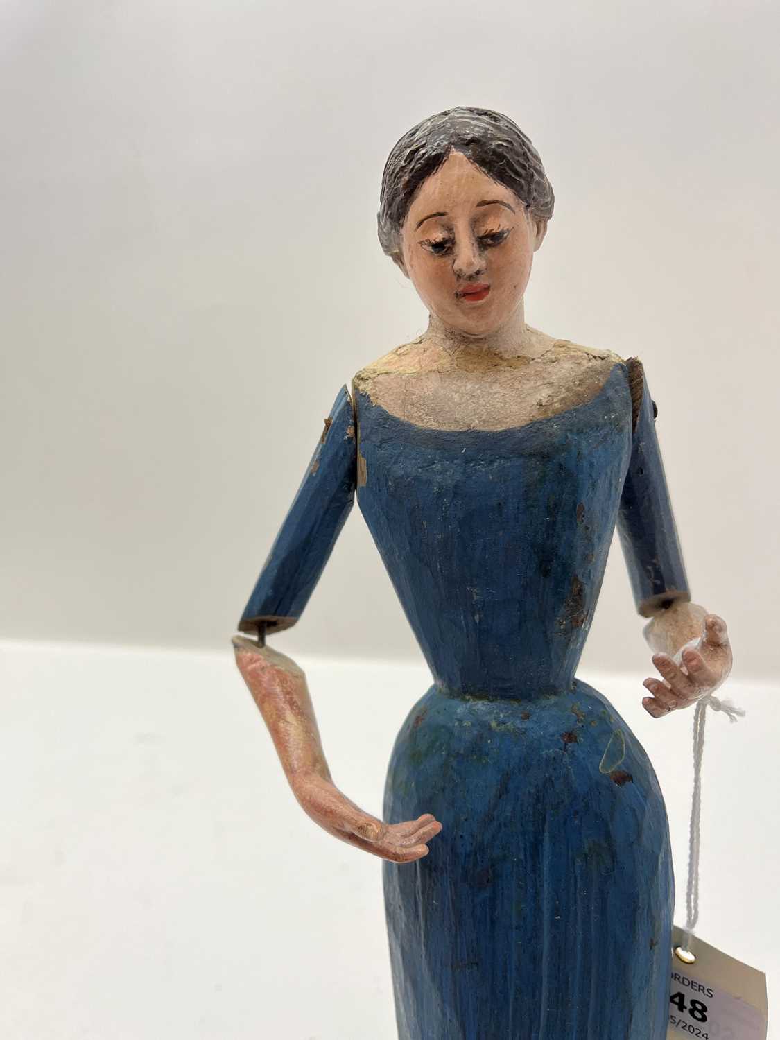 A painted wooden doll, - Image 18 of 27