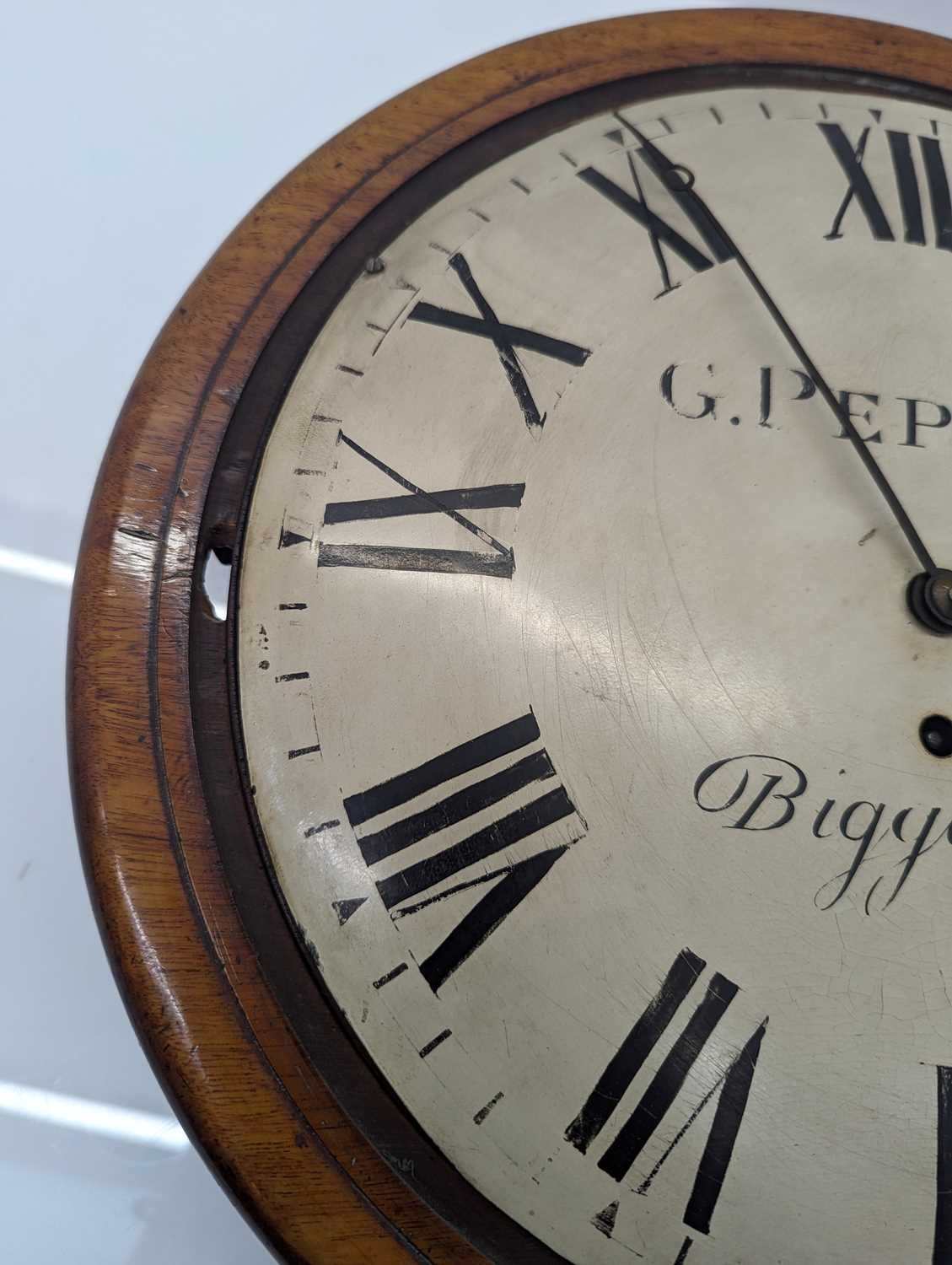 A mahogany fusee wall clock - Image 19 of 22