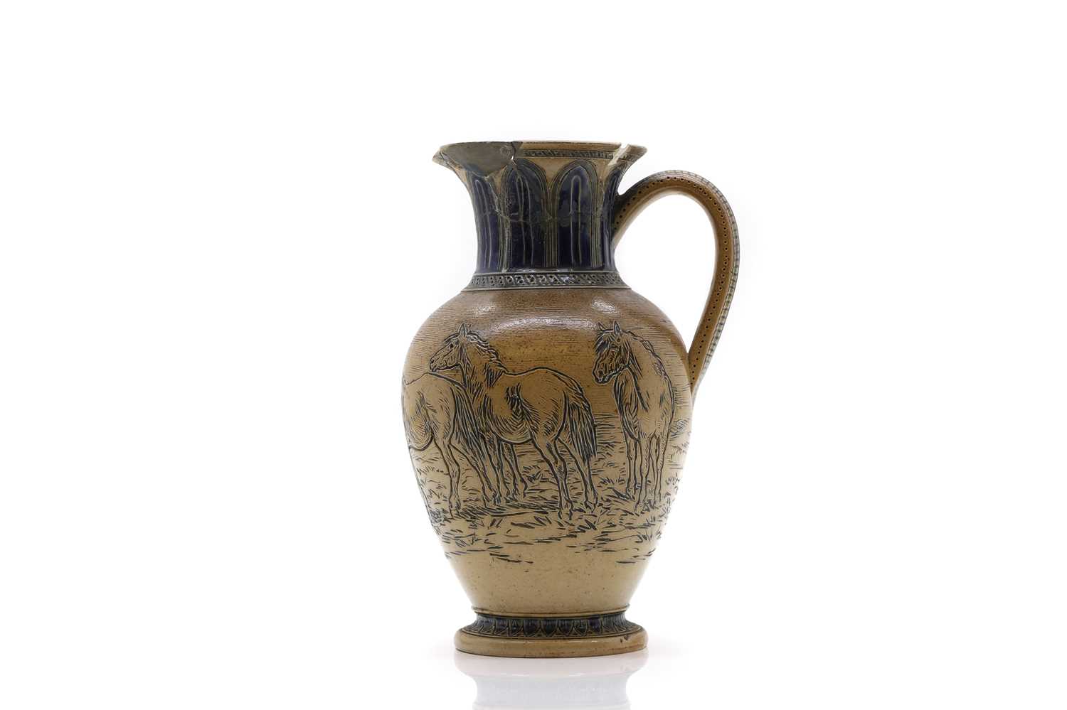 A Doulton Lambeth stoneware jug, - Image 2 of 5