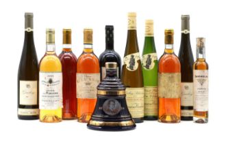 A selection of wines and spirits