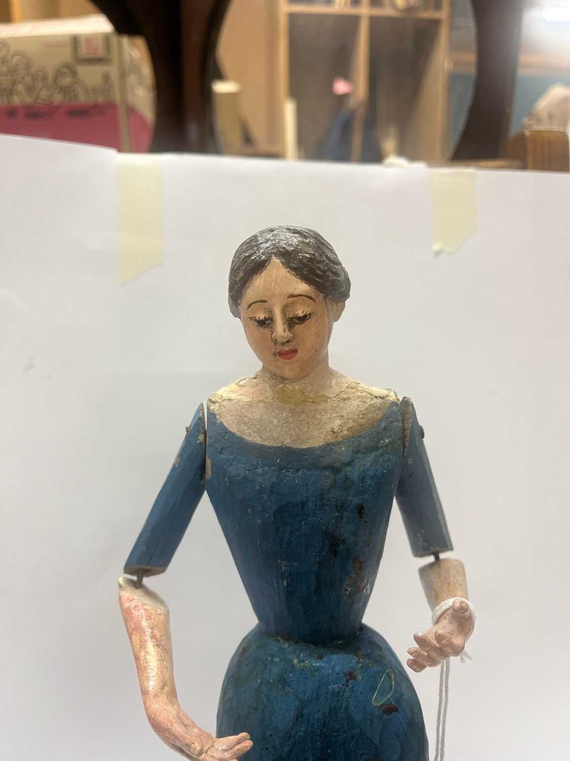 A painted wooden doll, - Image 16 of 27