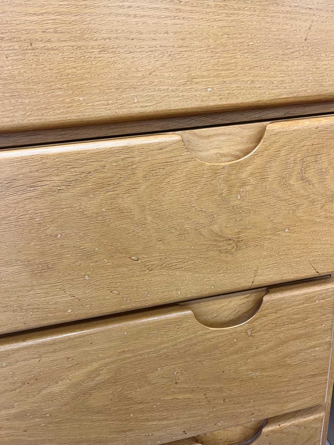 A light oak chest of four drawers and a bedside cabinet, - Image 7 of 23