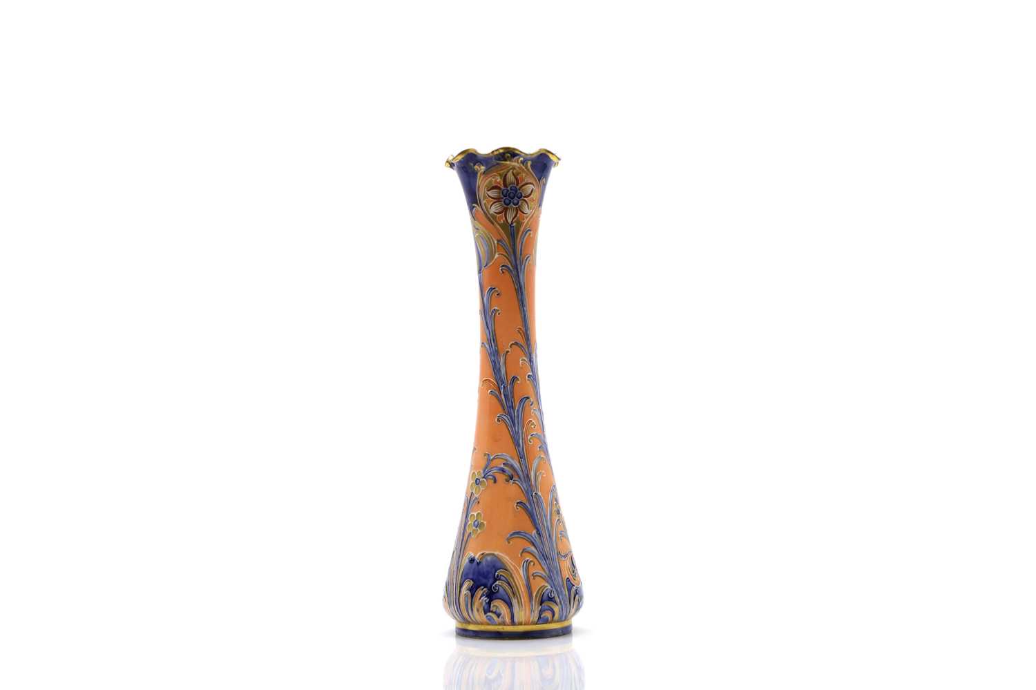 A James Macintyre & Co Florian ware 'Alhambra' vase - Image 2 of 3